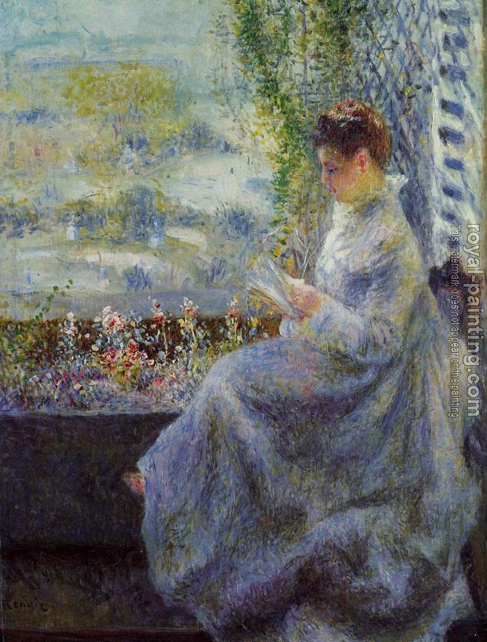 Pierre Auguste Renoir : Madame Chocquet Reading